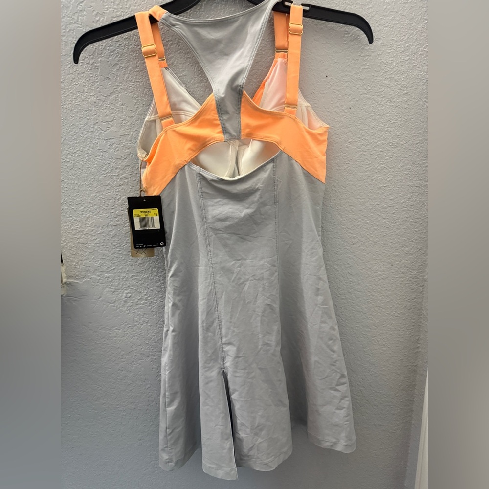 Nwt Nike Maria Sharapova Tennis Dress w/ Bra Pleated Skirt Gray S Small - Picture 5 of 10